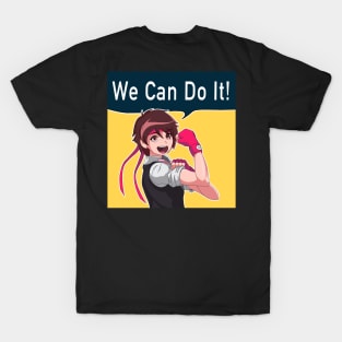 Sakura's Inspirational Words- Street Fighter (V2) T-Shirt